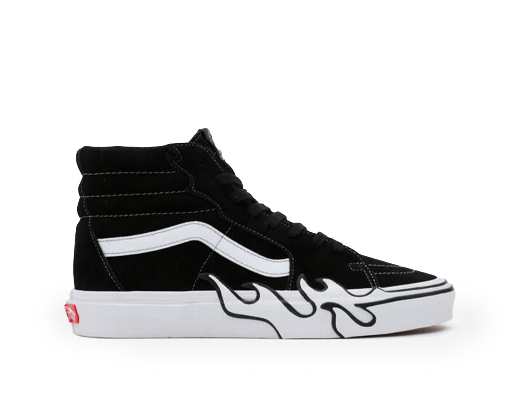 Zapatilla Vans Sk8-Hi Flame Unisex Negro