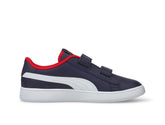 Zapatilla Puma Smash V2 Junior Azul