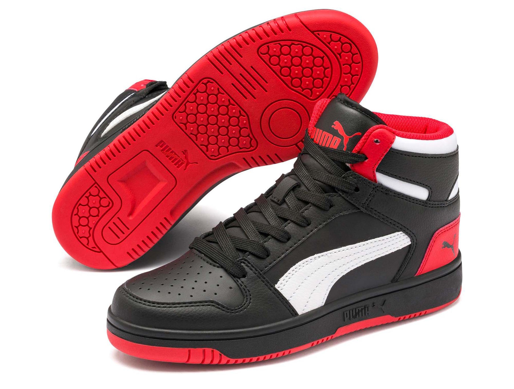 Zapatillas Puma Rebound Layup Cadete Negro