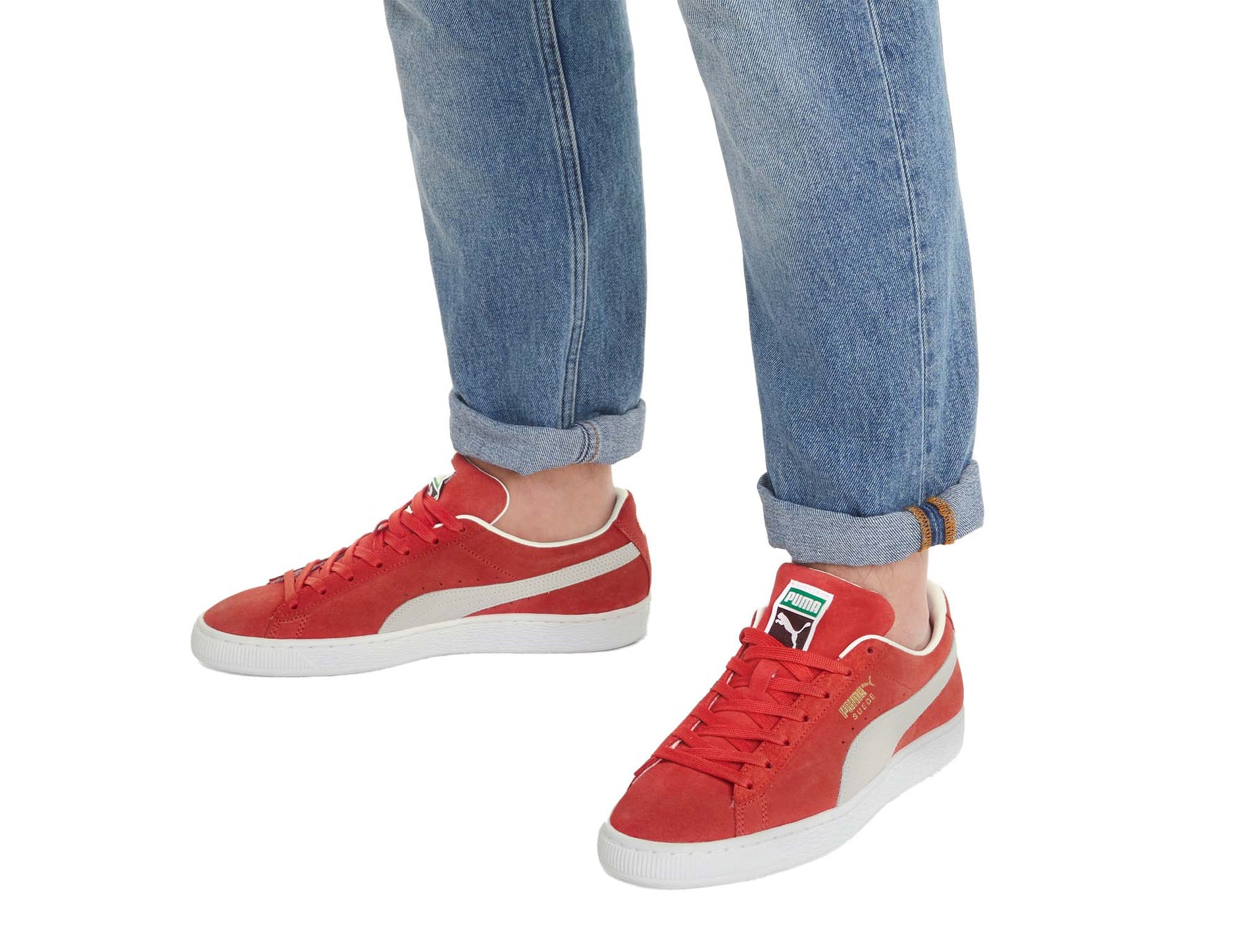 Zapatilla Puma Suede Classic XXI Hombre Rojo