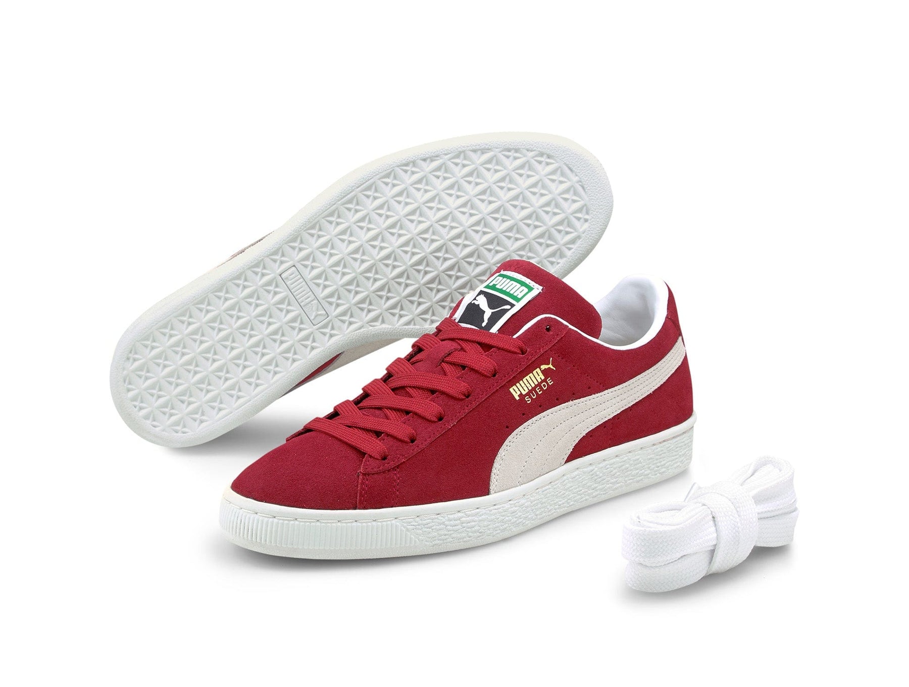 Zapatilla Puma Suede Classic Xxi Hombre Burdeo