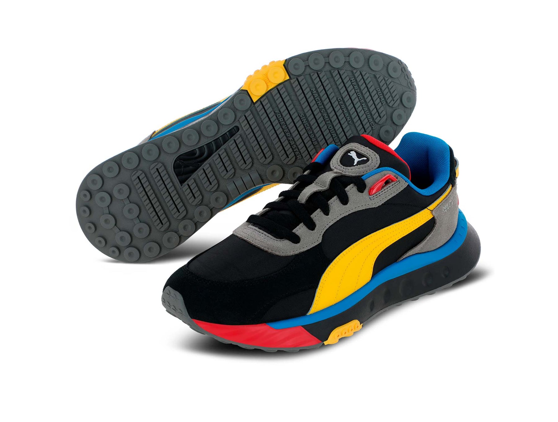 Zapatilla Puma Wild Rider Rollin Hombre Negro