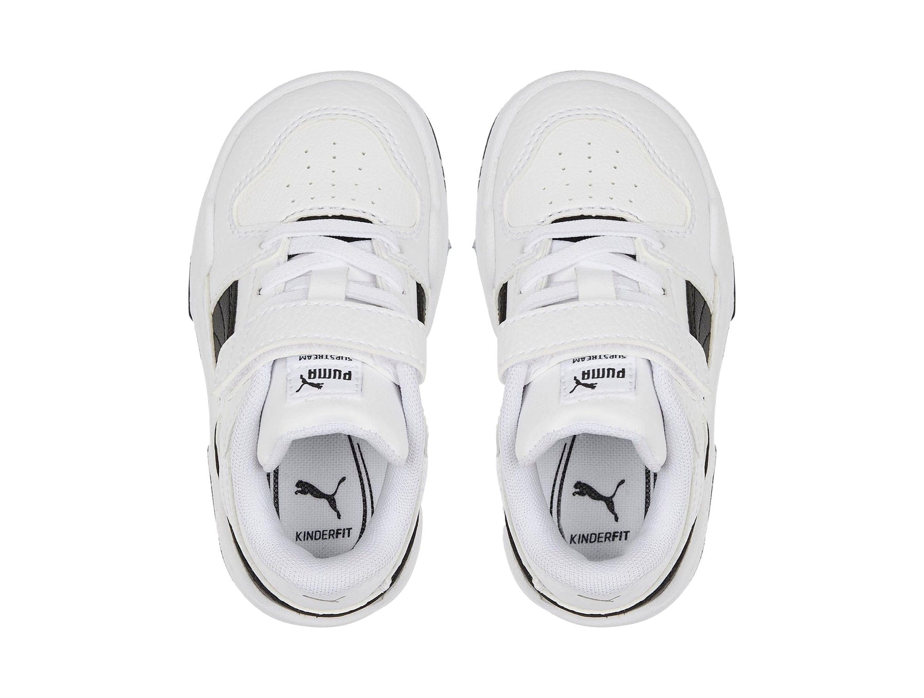 Zapatilla Puma Slipstream Bla-Neg Infantil Blanco