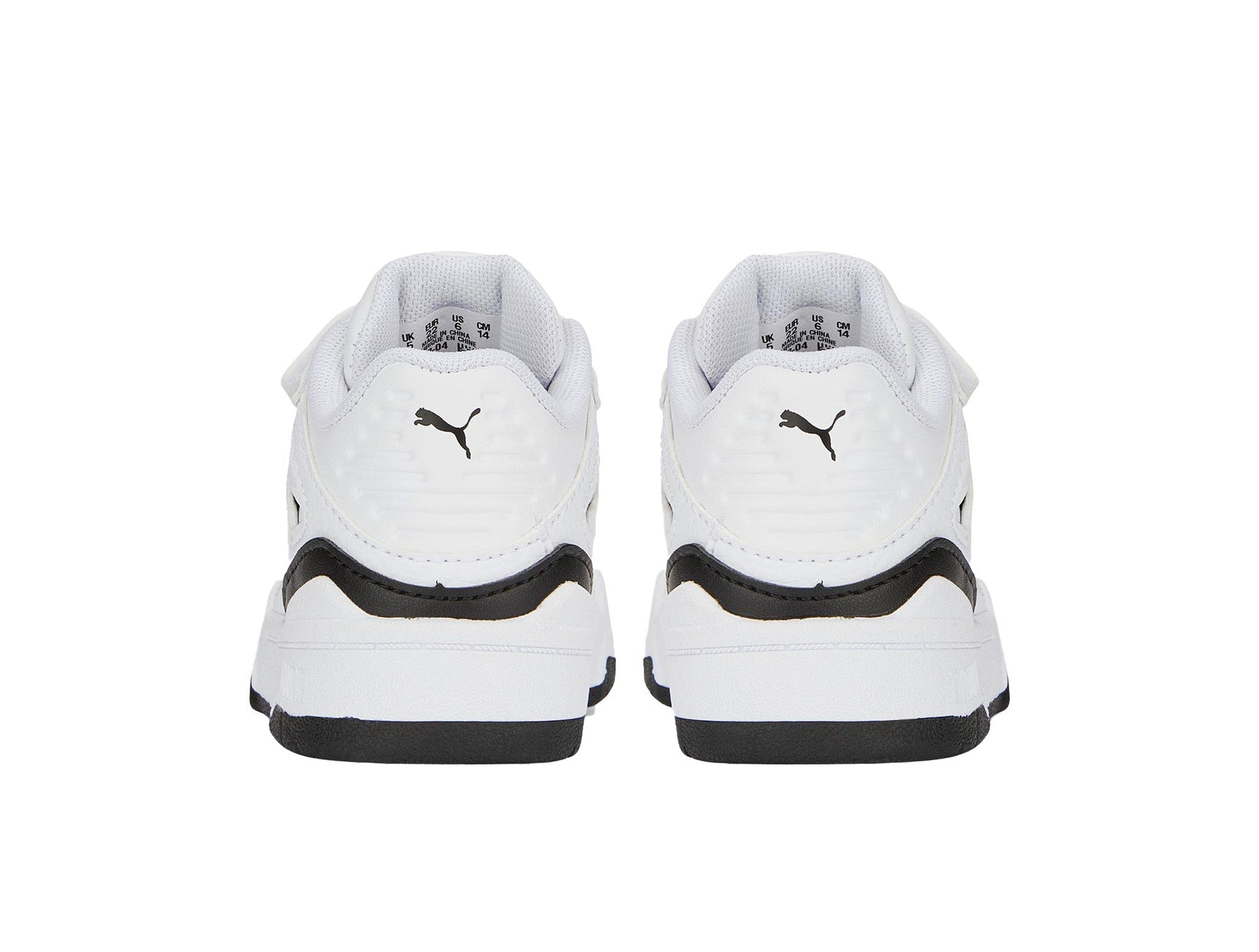 Zapatilla Puma Slipstream Bla-Neg Infantil Blanco
