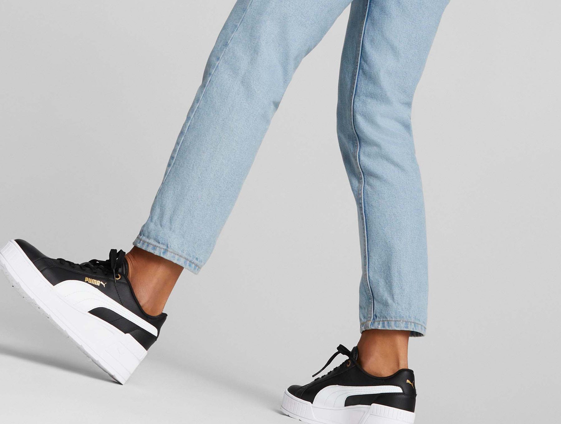 Zapatillas Puma Karmen Wedge Mujer Negro