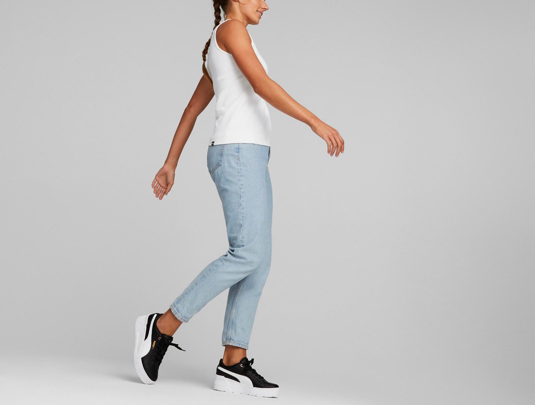 Zapatillas Puma Karmen Wedge Mujer Negro