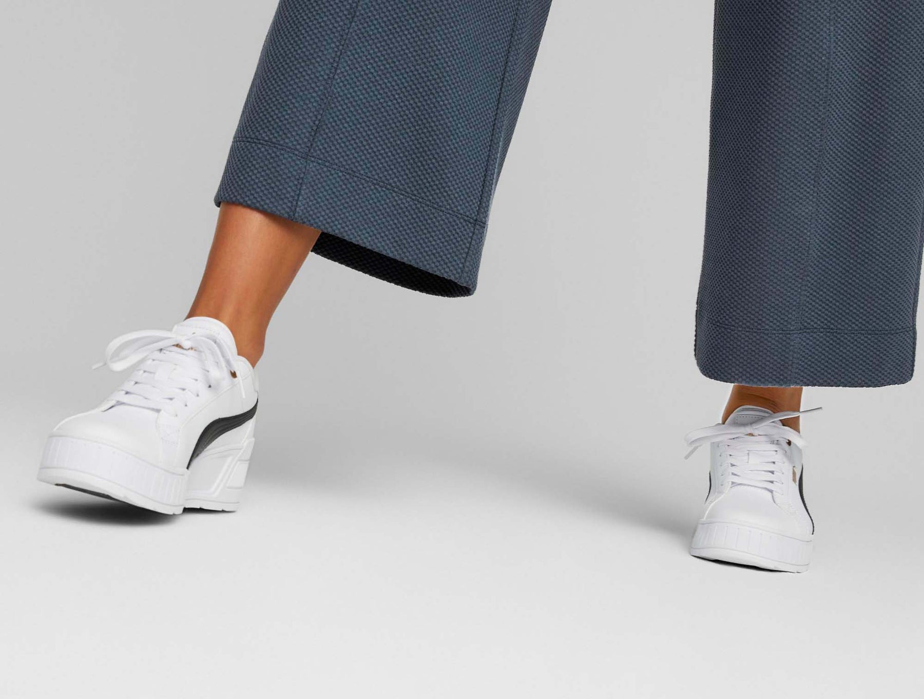 Zapatillas Puma Karmen Wedge Mujer Blanco