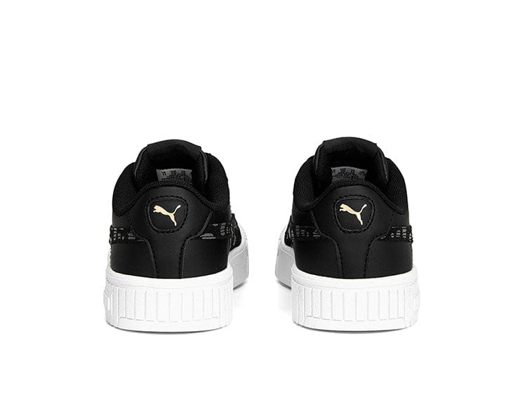 Zapatillas Carina 2.0 Cuero Junior Negro