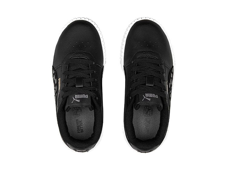 Zapatillas Carina 2.0 Cuero Junior Negro