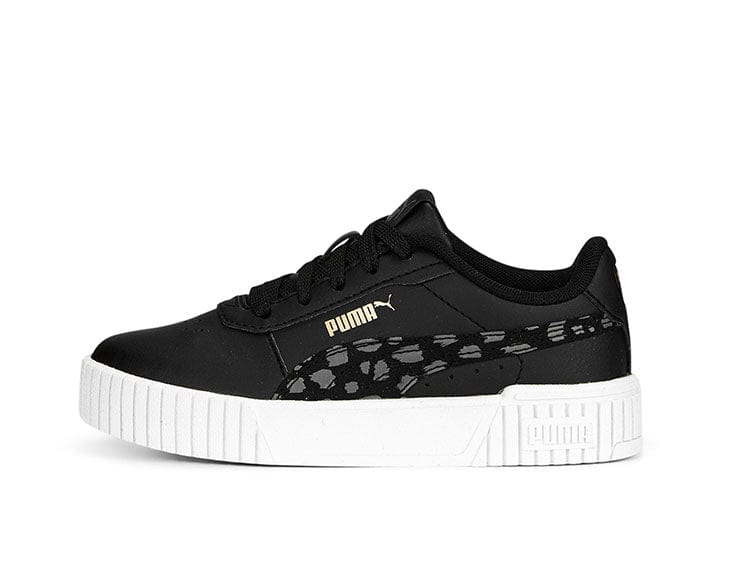 Zapatillas Carina 2.0 Cuero Junior Negro