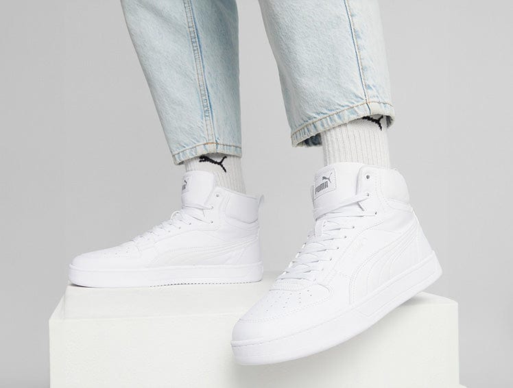 Zapatillas Puma Caven 2.0 Mid Hombre Blanco