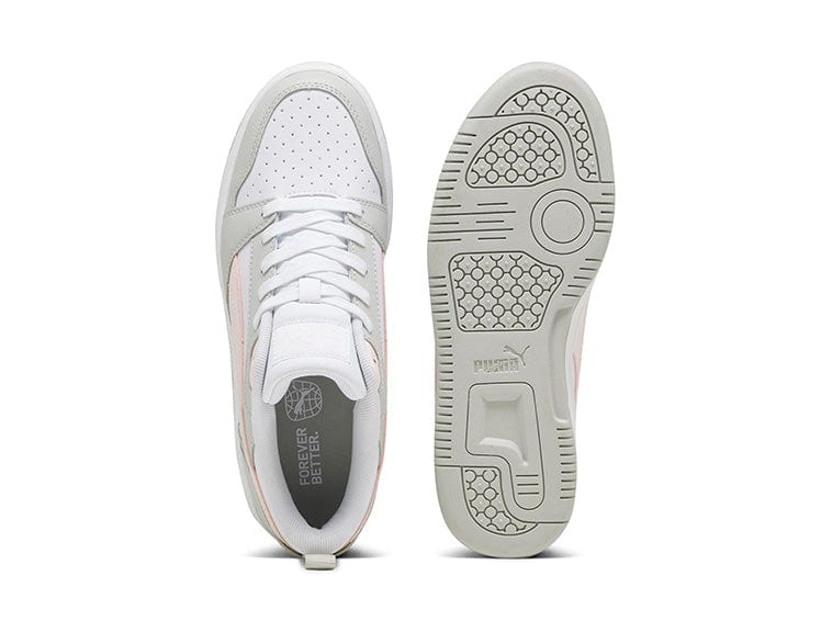 Zapatillas Puma Rebound V6 Low Mujer Gris
