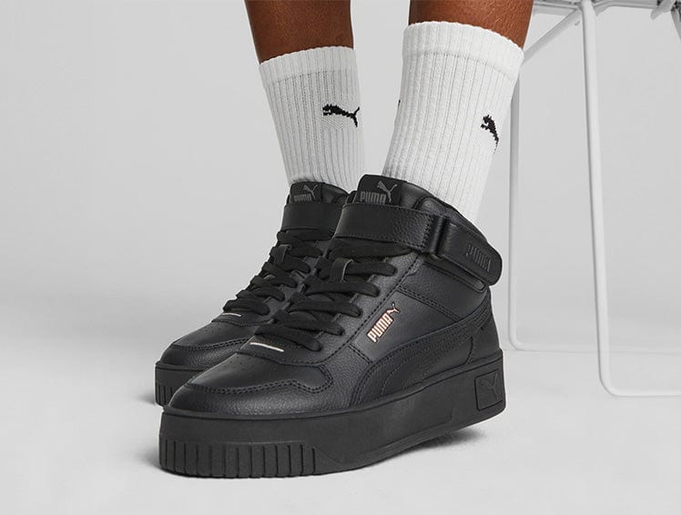 Zapatillas Puma Carina Street Mid Mujer Mono Negro