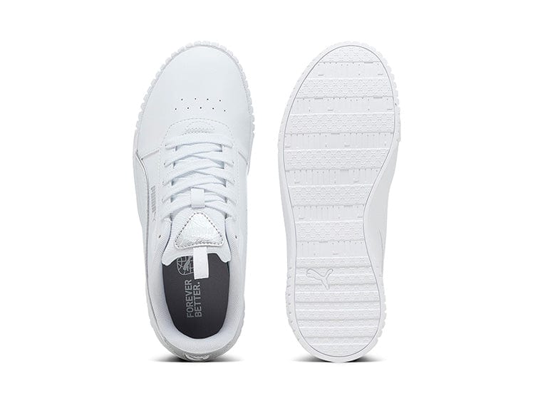 Zapatillas Puma Carina 2.0 Metallics Mujer Blanco