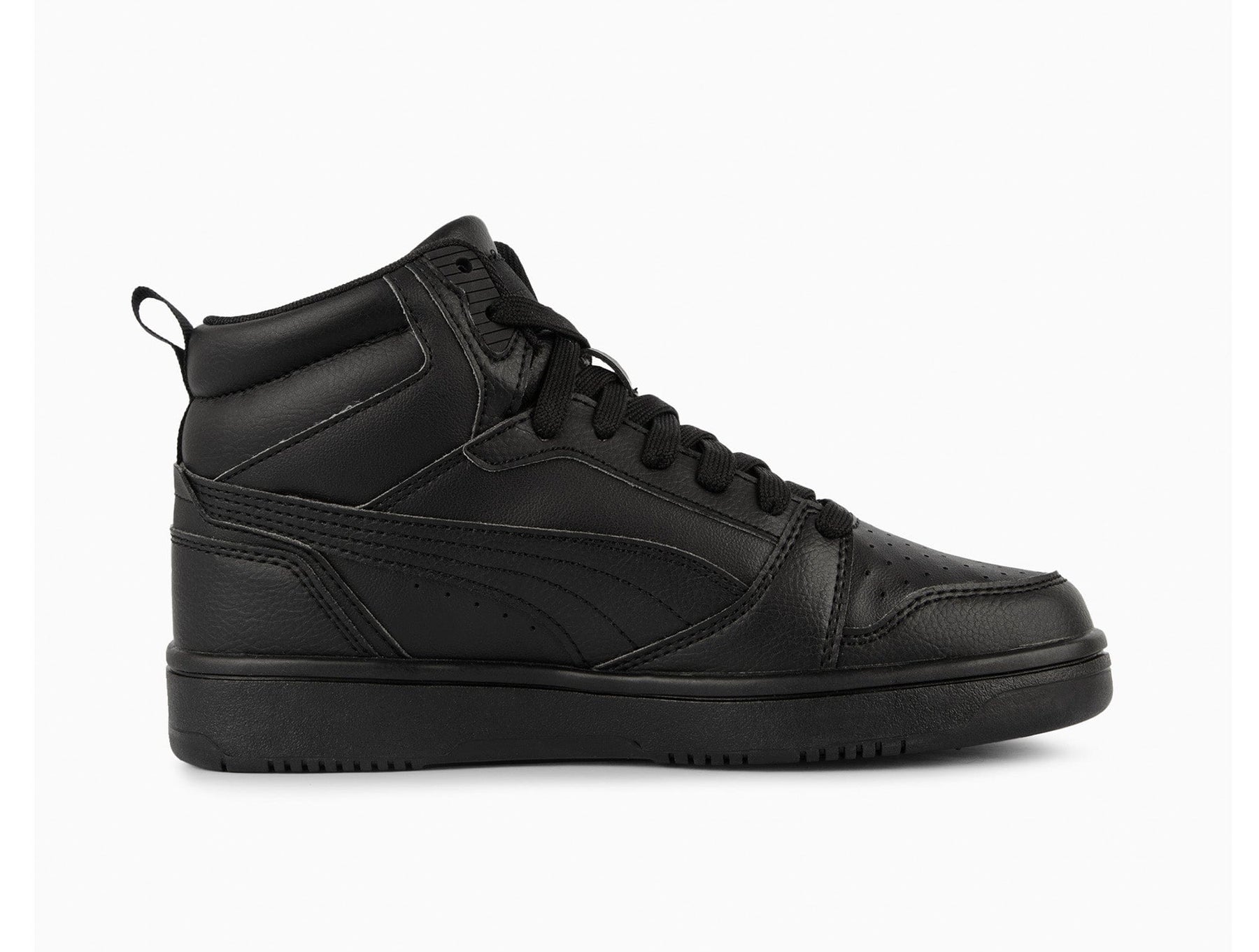 Zapatillas Puma Rebound V6 Cadete Mono Negro