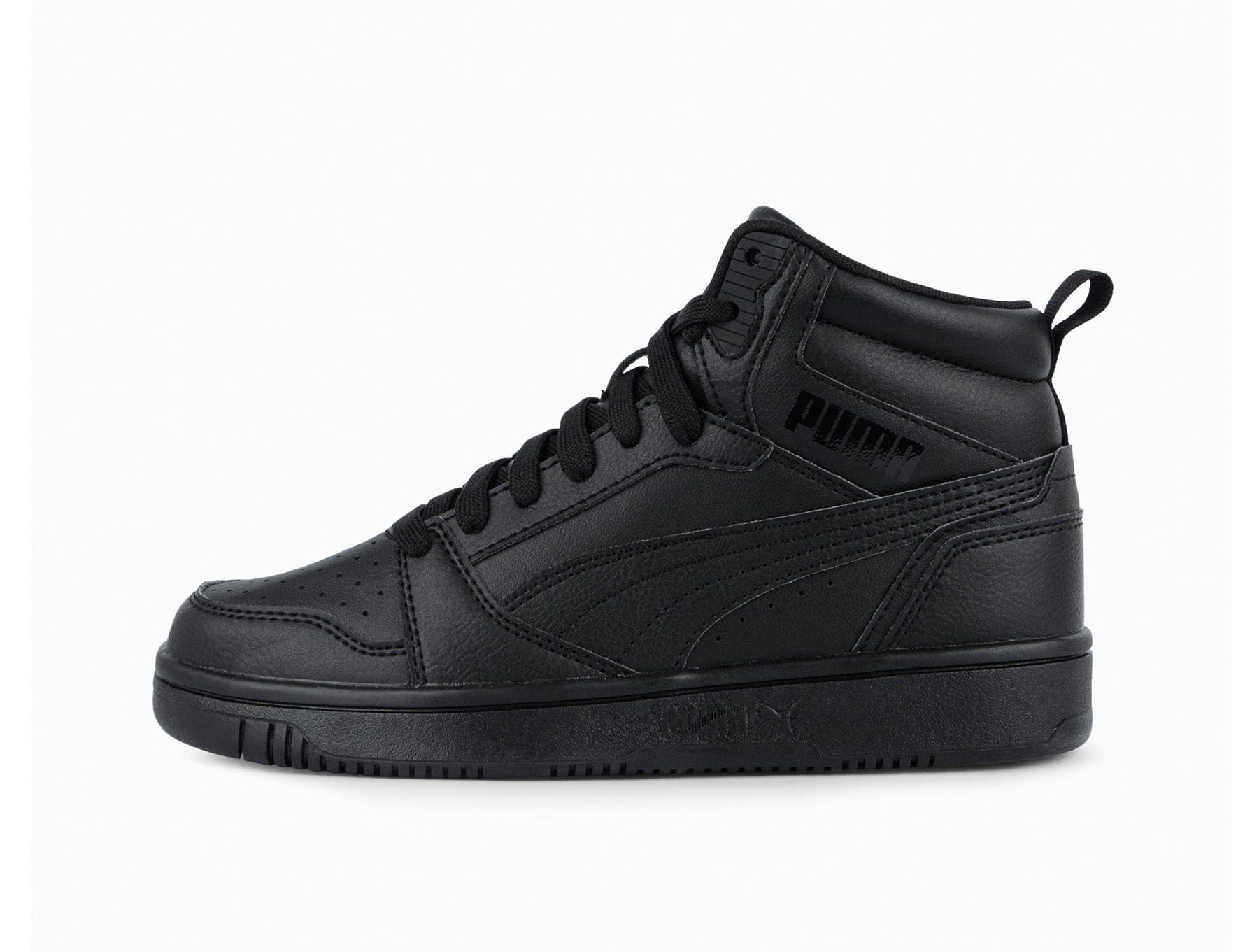 Zapatillas Puma Rebound V6 Cadete Mono Negro