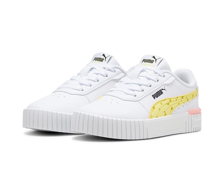 Zapatillas Puma Carina 2.0 Bob Esponja Junior Blanco