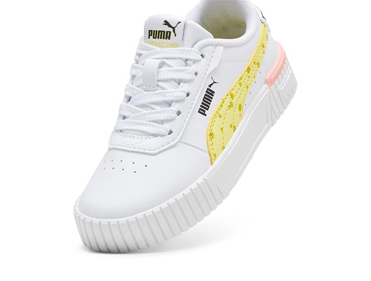 Zapatillas Puma Carina 2.0 Bob Esponja Junior Blanco