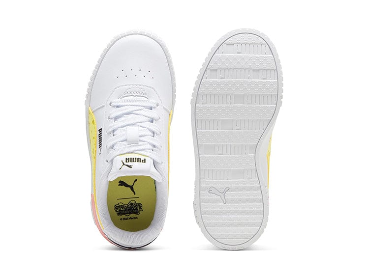 Zapatillas Puma Carina 2.0 Bob Esponja Junior Blanco