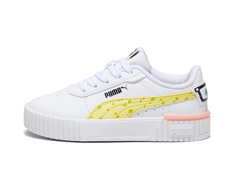 Zapatillas Puma Carina 2.0 Bob Esponja Junior Blanco