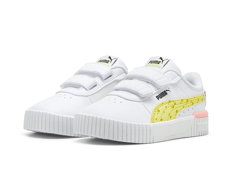 Zapatillas Puma Carina 2.0 Bob Esponja Infantil Blanco