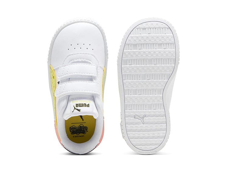 Zapatillas Puma Carina 2.0 Bob Esponja Infantil Blanco