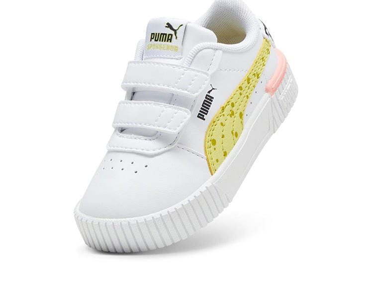 Zapatillas Puma Carina 2.0 Bob Esponja Infantil Blanco