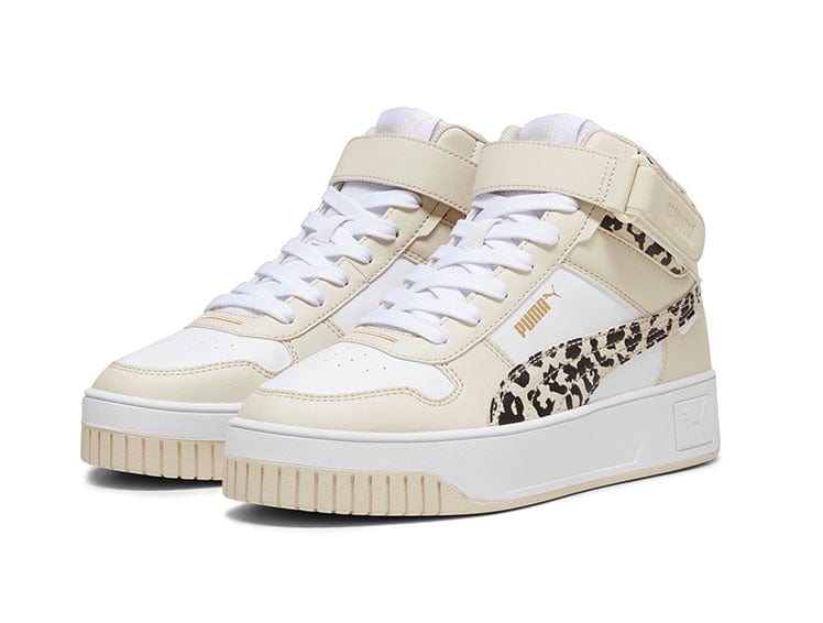 Zapatillas Puma Carina Street Mid Animal Mujer Beige