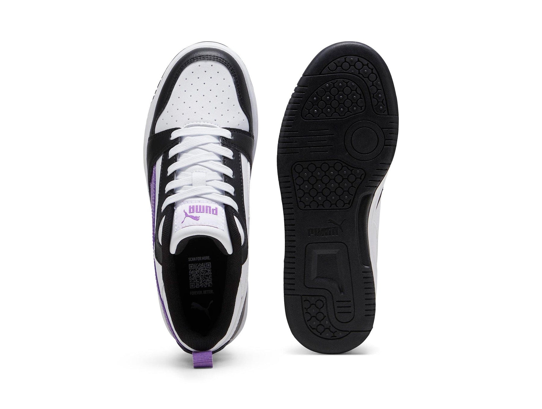 Zapatillas Puma Rebound V6 Cadete Negro
