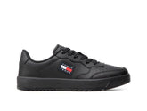 Zapatilla Tommy  Basket Leather  Hombre Negro