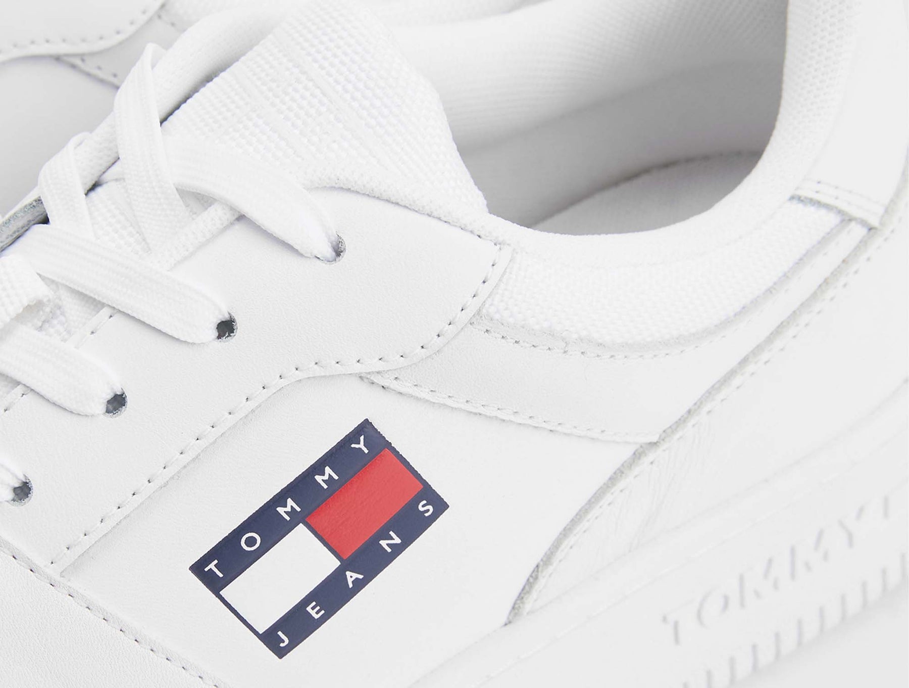 Zapatilla Tommy Retro Basket Hombre Blanco