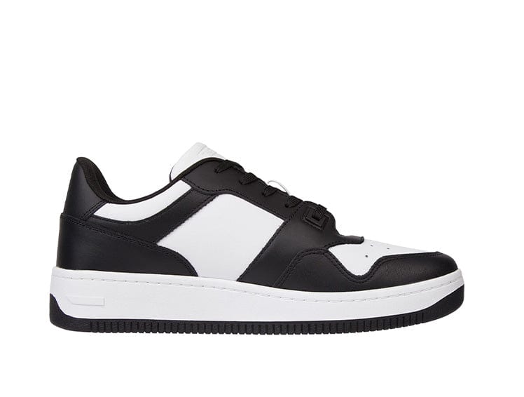 Zapatilla Tommy Retro Basket Hombre Negro