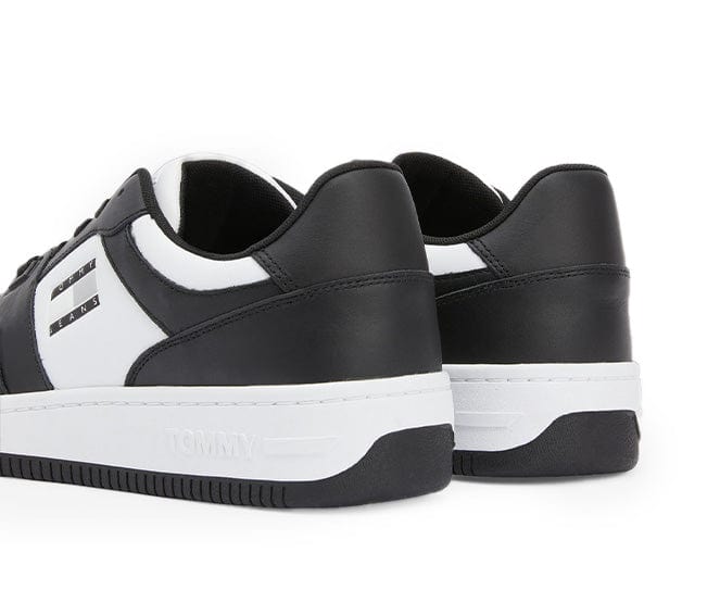 Zapatilla Tommy Retro Basket Hombre Negro