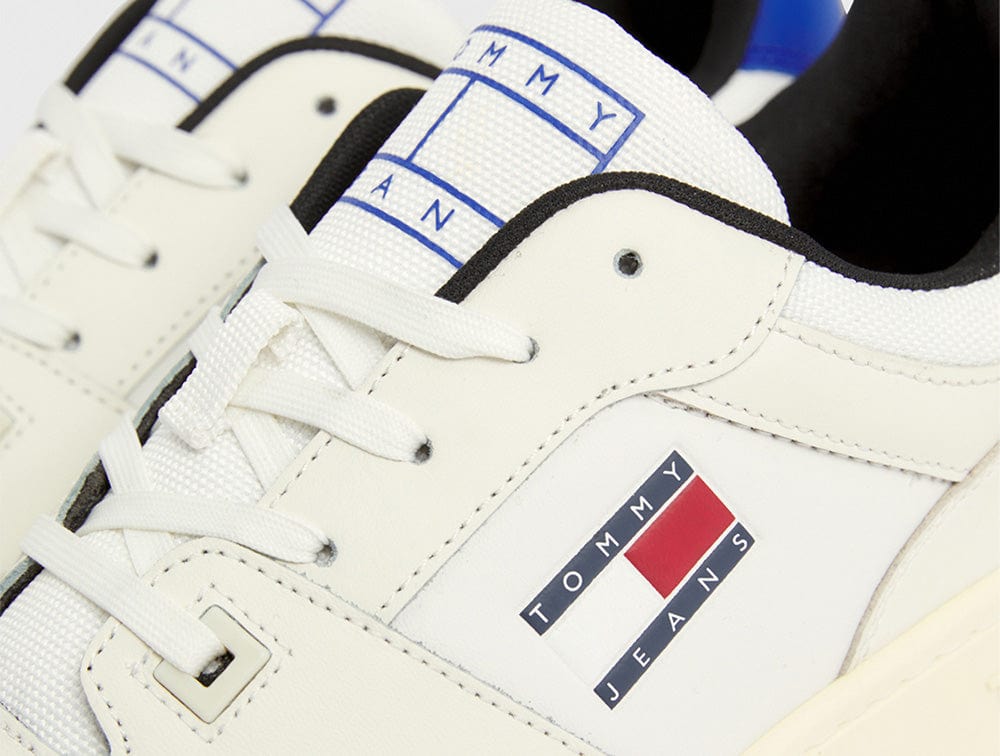 Zapatilla Tommy Basket Hombre Beige