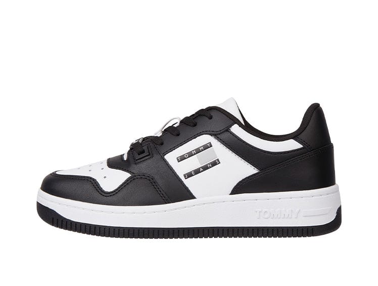 Zapatilla Tommy Jeans Retro Low Fanc Mujer Negro