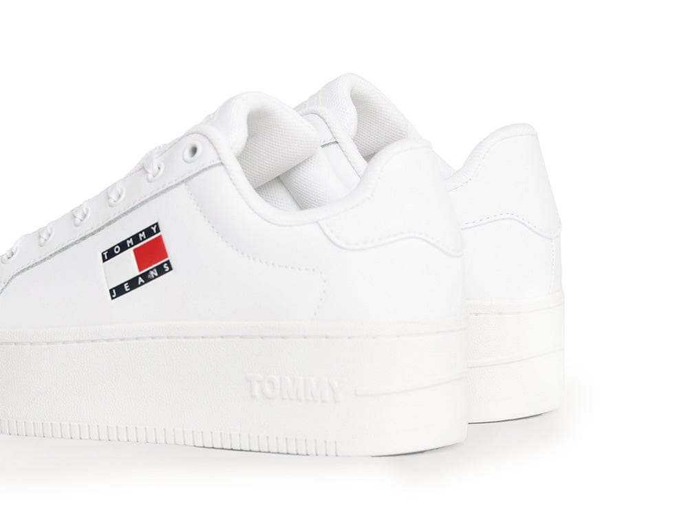Zapatilla Tommy Flatform Ess Mujer Blanco