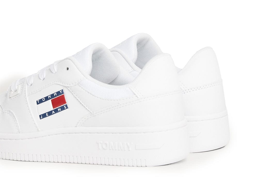 Zapatilla Tommy Retro Basket Ess Mujer Blanco