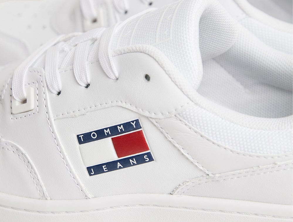 Zapatilla Tommy Retro Basket Ess Mujer Blanco