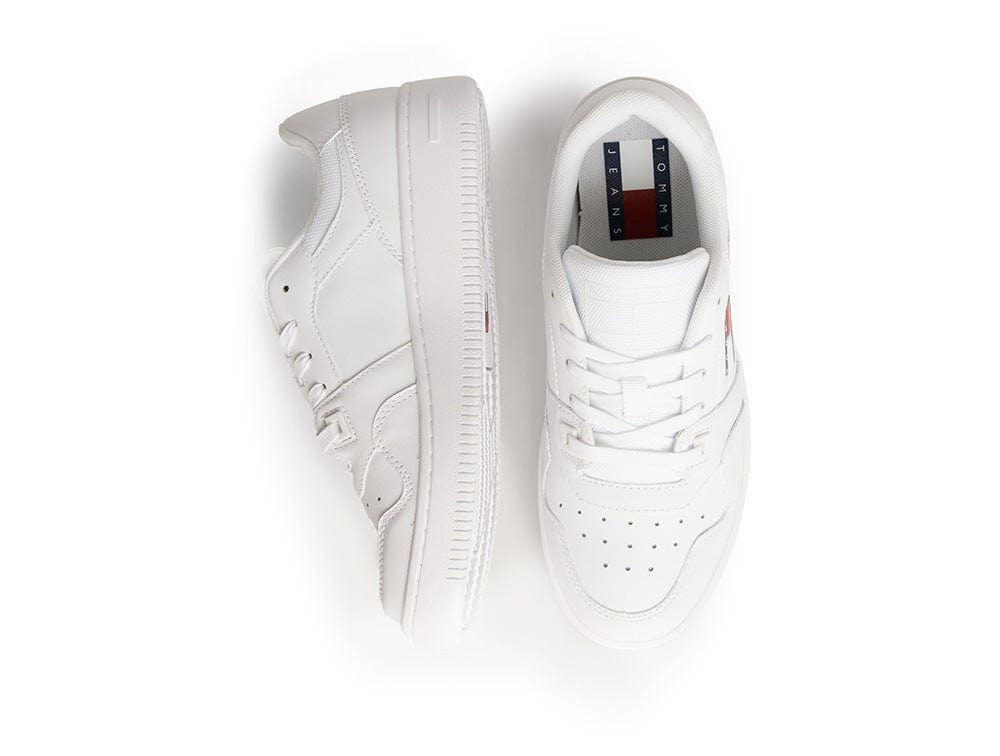 Zapatilla Tommy Retro Basket Ess Mujer Blanco
