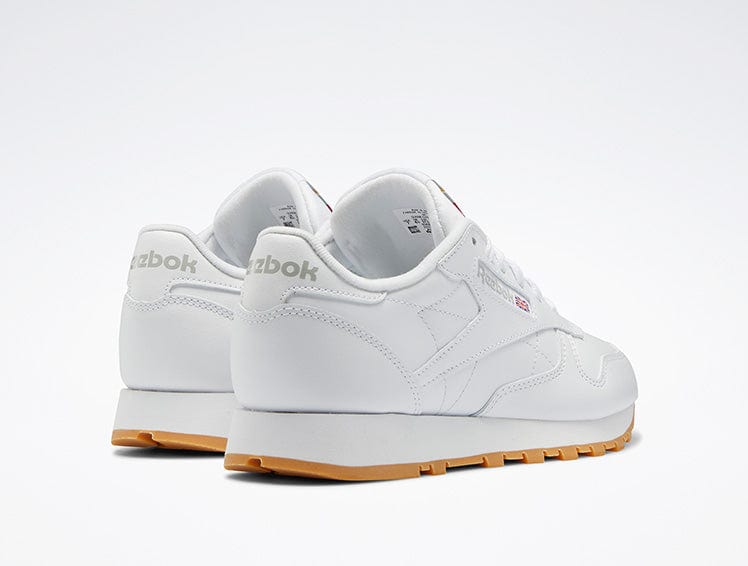 Zapatilla Reebok Classic Leather Cuero Mujer Blanco