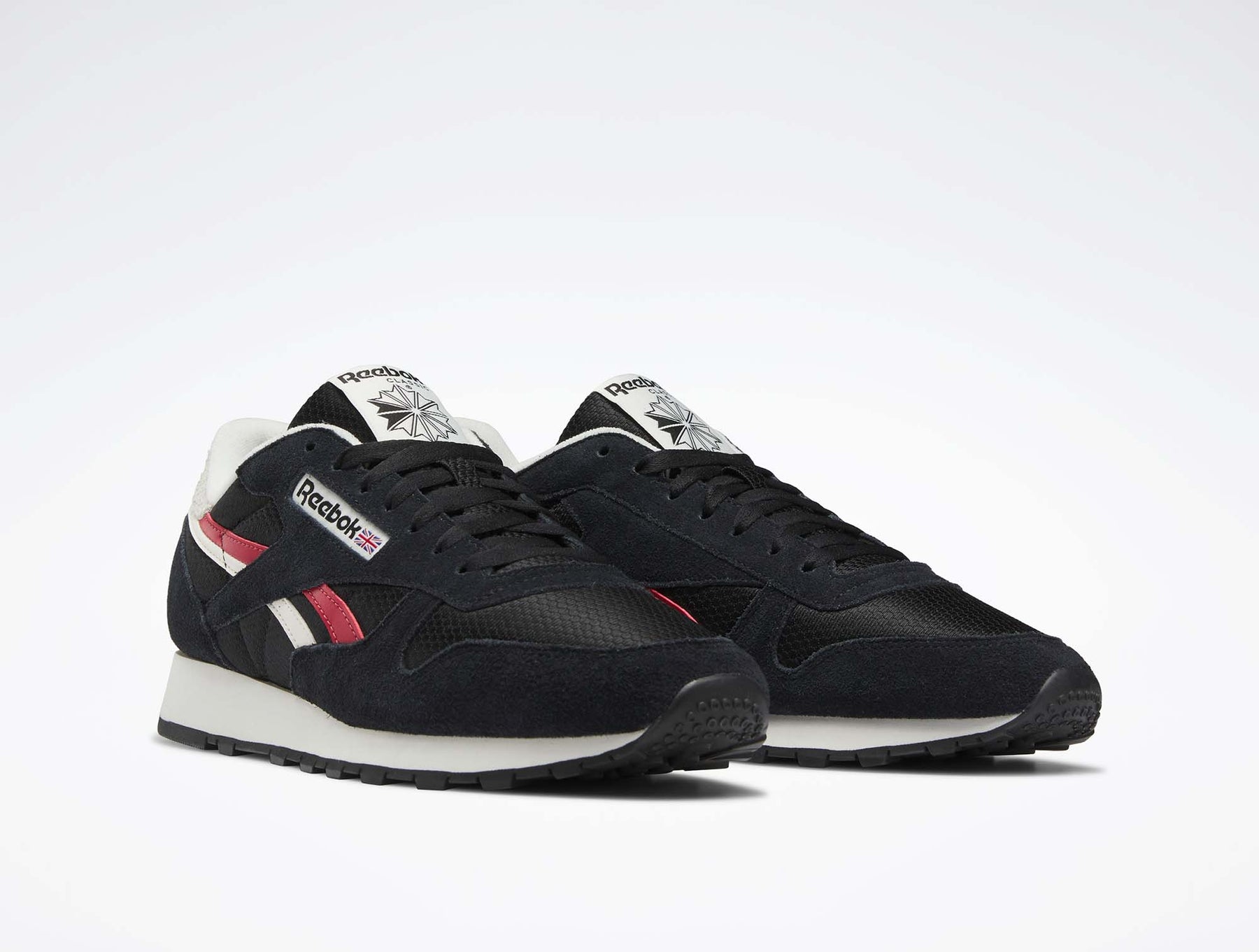 Zapatilla Reebok Cl Leather Hombre Negro