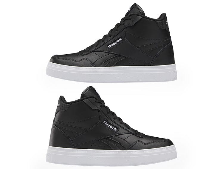 Zapatilla Reebok Court Advance Bold High Mujer Negro