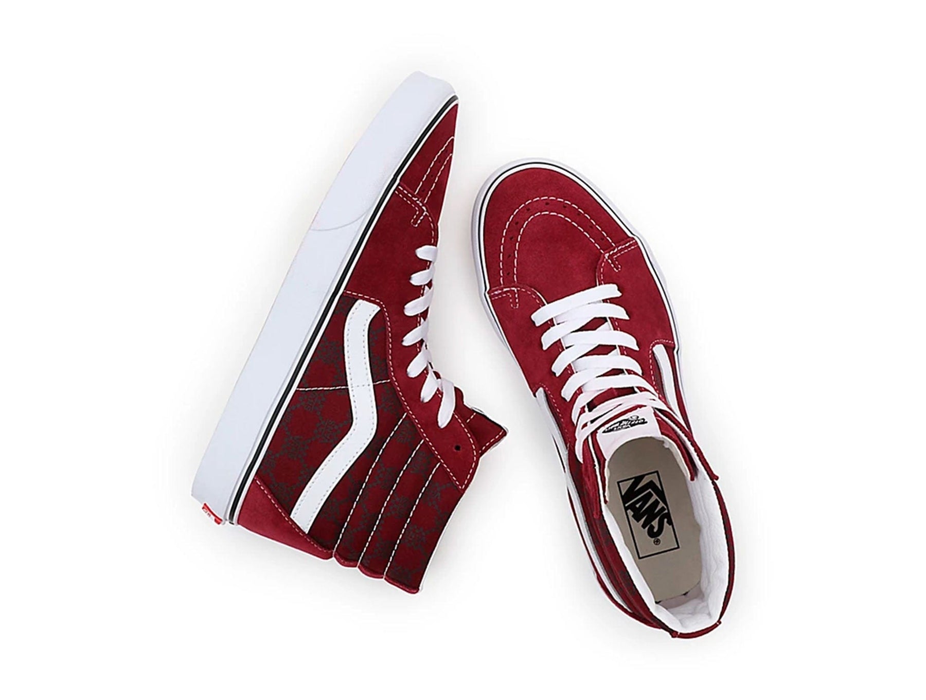Zapatilla Vans Sk8-Hi Mujer Burdeo