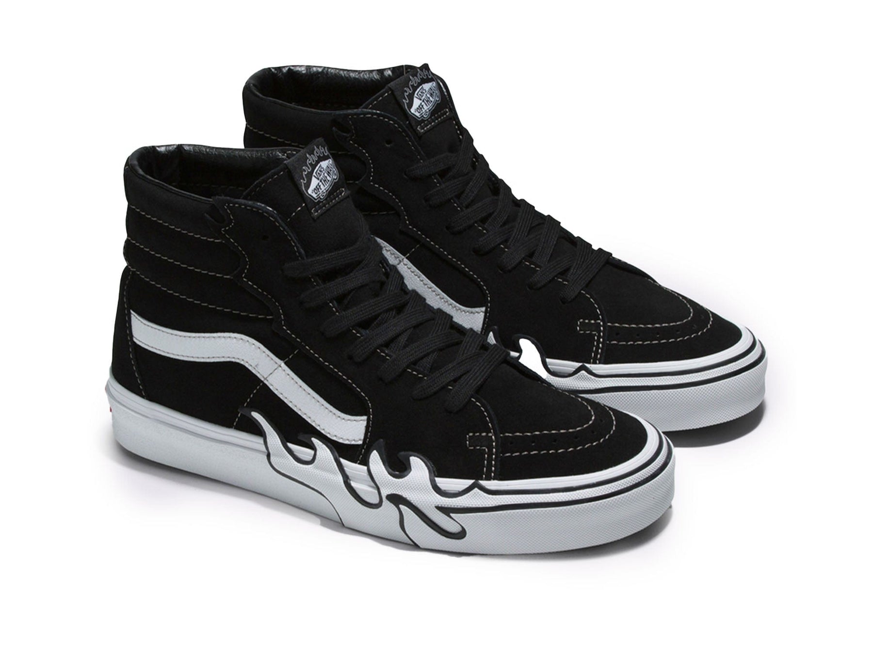 Zapatilla Vans Sk8-Hi Flame Unisex Negro