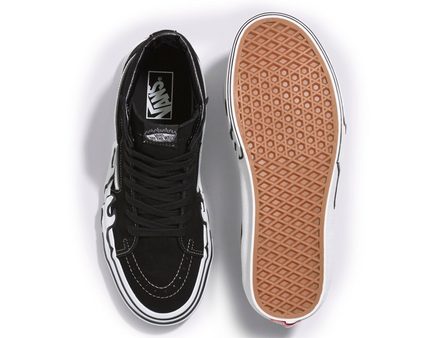 Zapatilla Vans Sk8-Hi Flame Unisex Negro