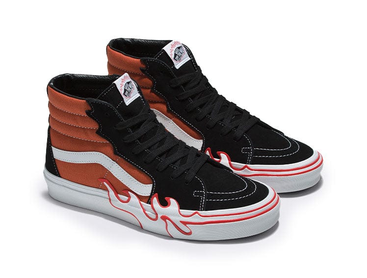 Zapatilla Vans Sk8-Hi Flame Hombre Rojo