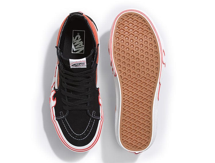 Zapatilla Vans Sk8-Hi Flame Hombre Rojo