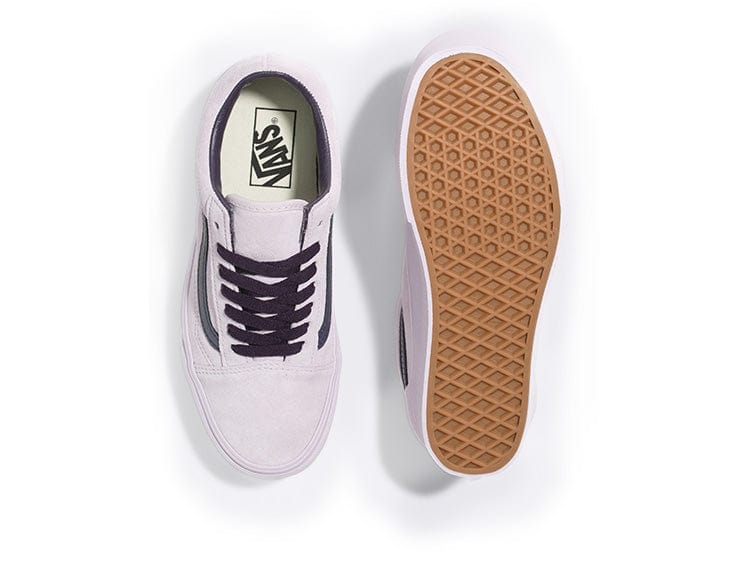 Zapatilla Vans Old Skool Stackform (Suede) Mujer Gris