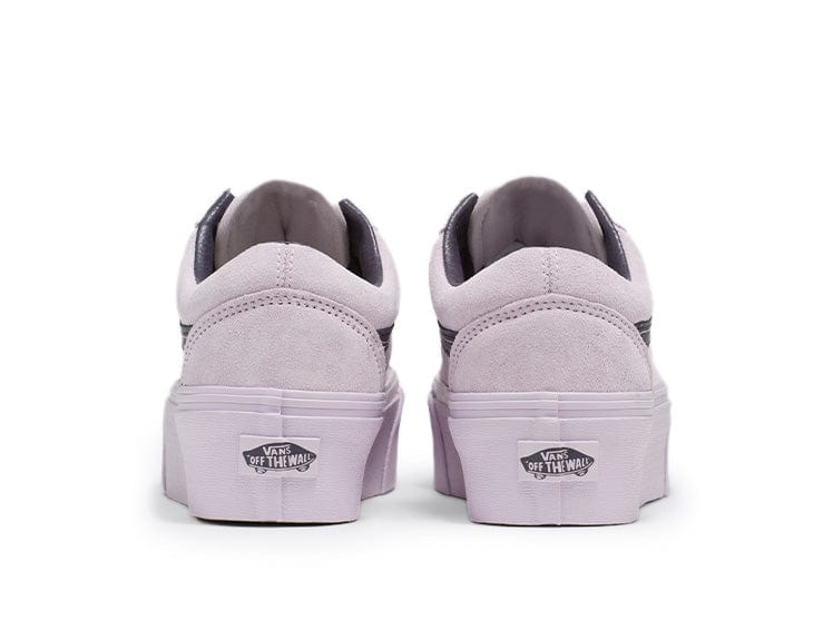 Zapatilla Vans Old Skool Stackform (Suede) Mujer Gris