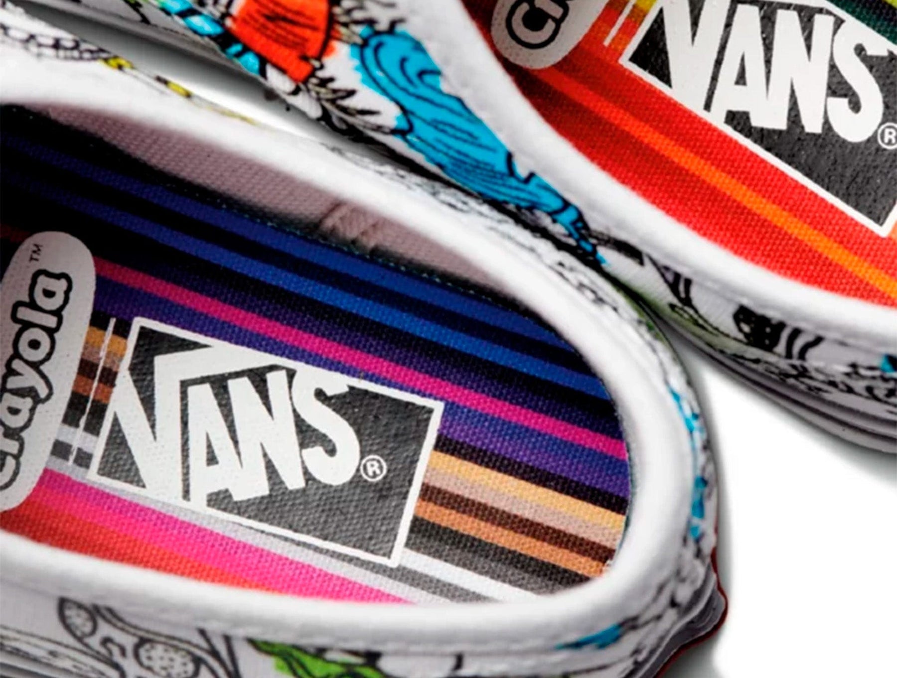 Zapatilla Vans Crayola Authentic Junior Blanco